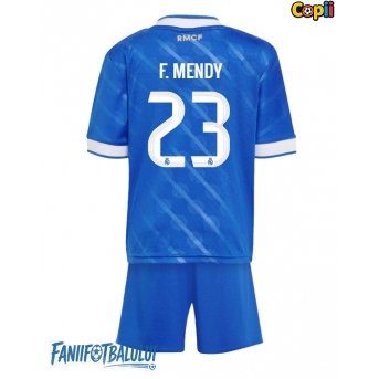 Real Madrid Ferland Mendy #23 Echipament de Fotbal Replică 2025-26 Copii Treilea (+ Șorturi)